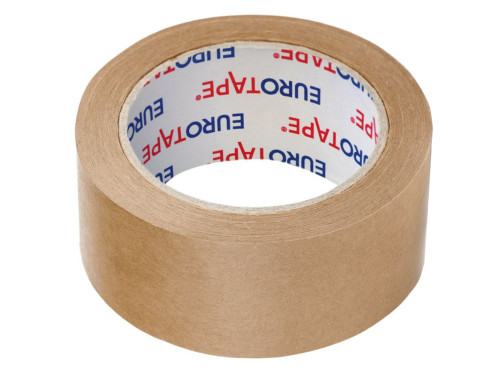 Packing paper tape - Eurotape - kraft, 50 m