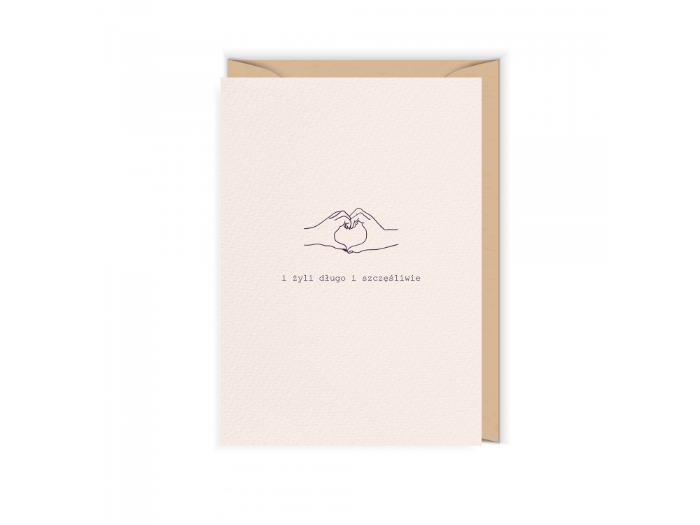 Greeting card - Cudowianki - Wesele, długo i szczęśliwie, 12 x 17 cm