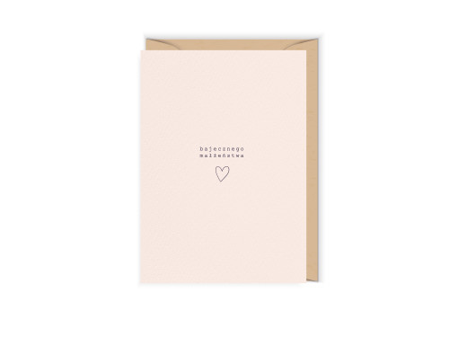 Greeting card - Cudowianki - Bajecznego małżeństwa, 12 x 17 cm