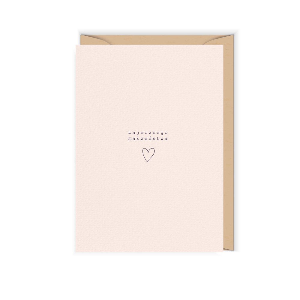Greeting card - Cudowianki - Bajecznego małżeństwa, 12 x 17 cm