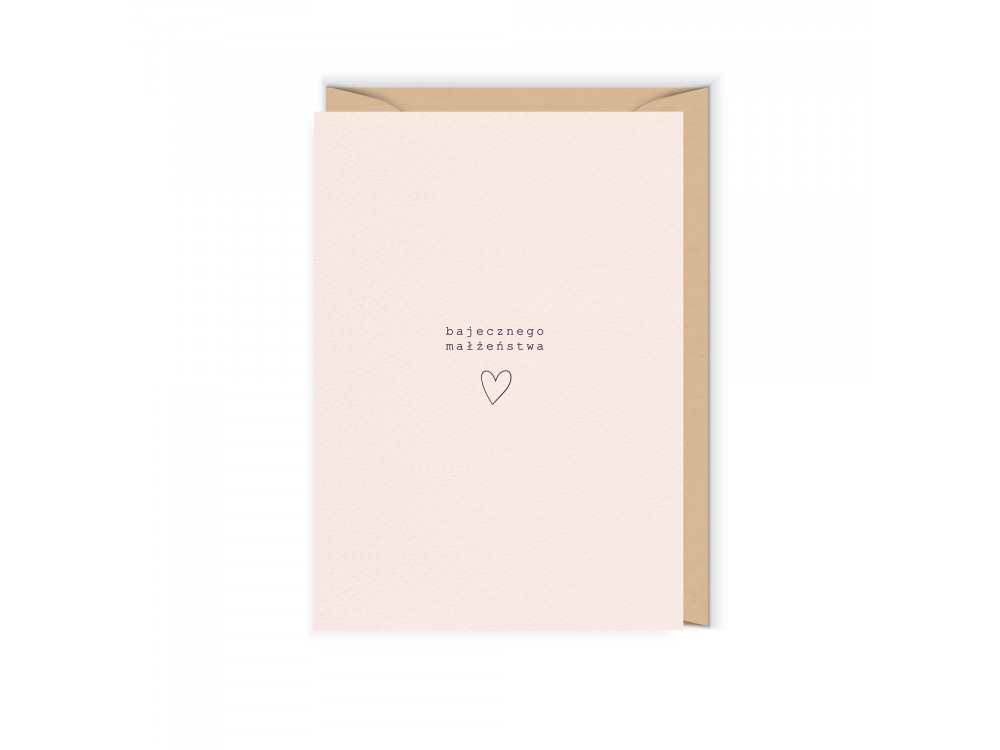 Greeting card - Cudowianki - Bajecznego małżeństwa, 12 x 17 cm