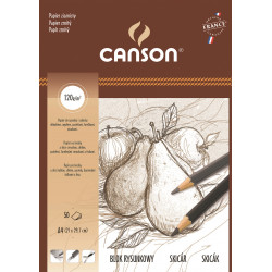 Drawing pad A4 - Canson - 120 g, 50 sheets