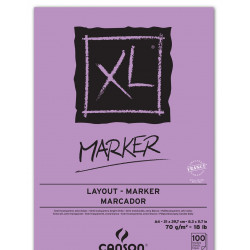 Marker paper pad XL A4 - Canson - 70 g, 100 sheets
