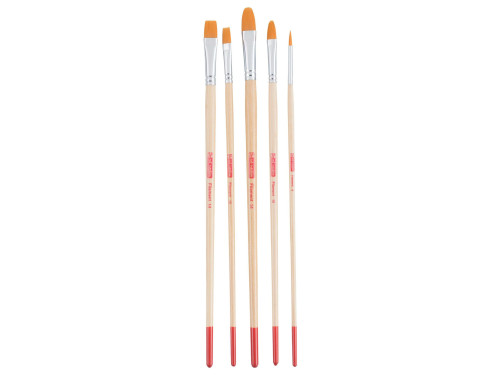 Set of poliester brushes Filament - Talens Art Creation - 5 pcs.