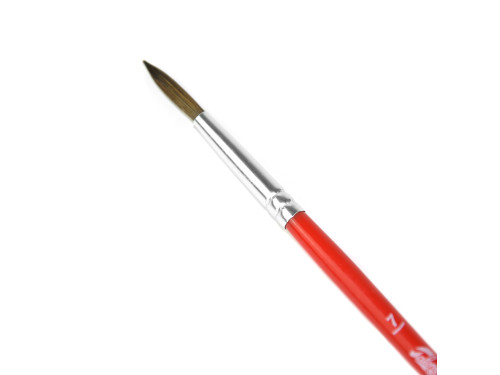 Round, natural brush - Talens - watercolor, size 7