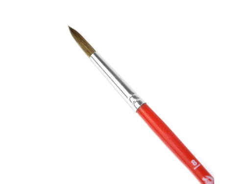 Round, natural brush - Talens - watercolor, size 8