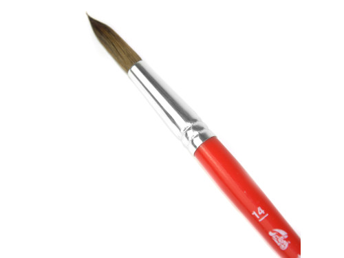 Round, natural brush - Talens - watercolor, size 14