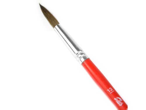 Round, natural brush - Talens - watercolor, size 13