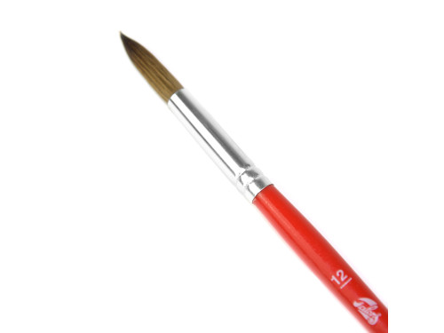 Round, natural brush - Talens - watercolor, size 12