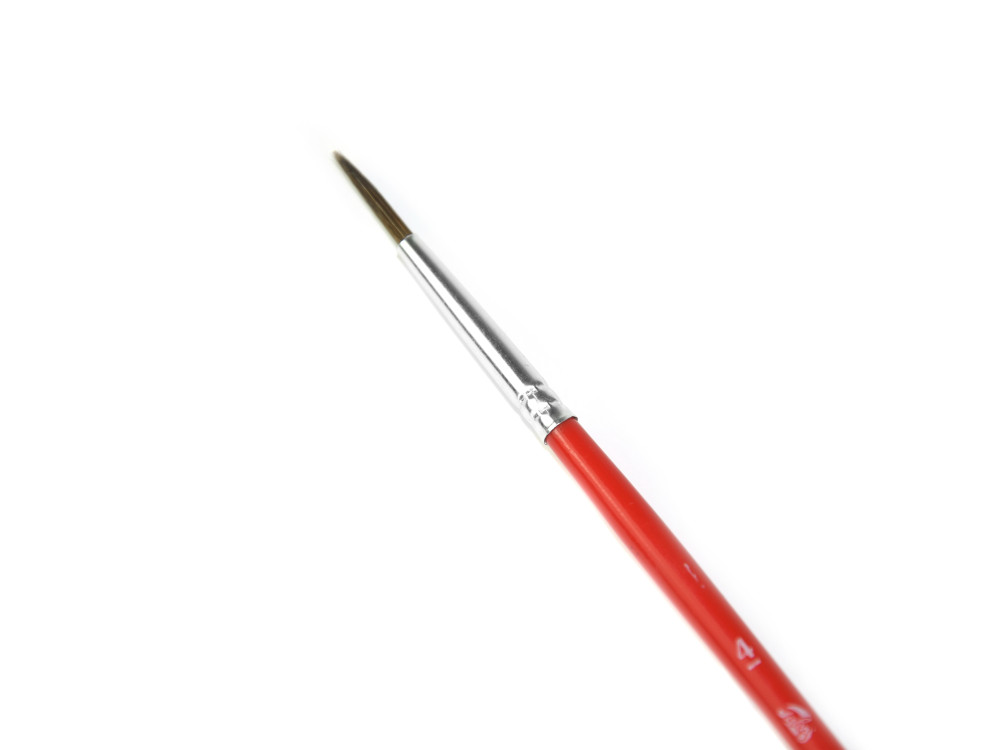 Round, natural brush - Talens - watercolor, size 4