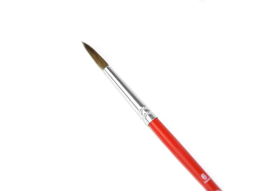 Round, natural brush - Talens - watercolor, size 6