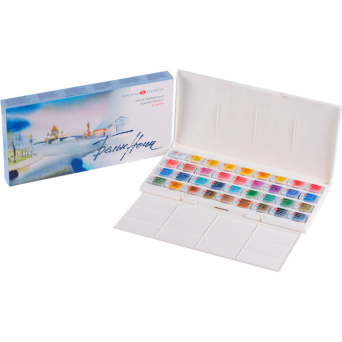 Gansai Tambi Watercolor Set Art Department LLC 24-Color Art Nouveau