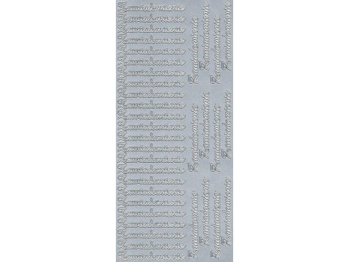 Stickers - Zawiadomienie 2840 Silver