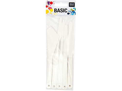 Set of palette knives and spatulas - Rico Design - 6 pcs.