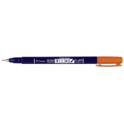 Fudenosuke Brush Pen - Tombow - hard, orange