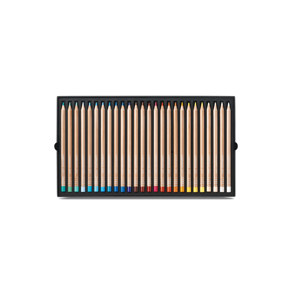 Set of Luminance pencils - Caran d'Ache - 76 colors + 2 blenders