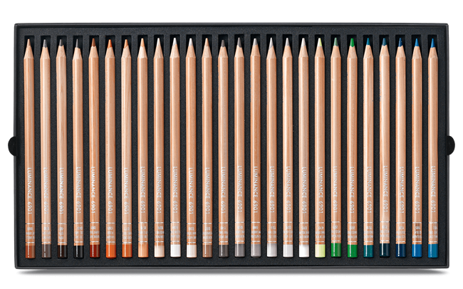 CARAN d'ACHE LUMINANCE 6901 76色セット Kredki Caran d'Ache Luminance 6901, 20 kolorów - zestaw