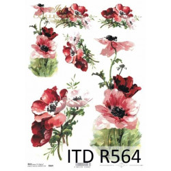 Papier do decoupage A4 - ITD Collection - ryżowy, R564