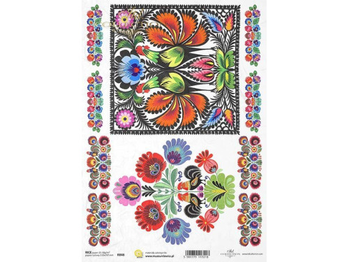 Decoupage paper A4 - ITD Collection - rice, R848