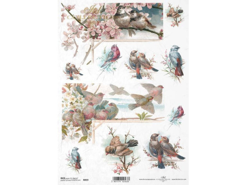 Decoupage paper A4 - ITD Collection - rice, R859
