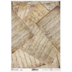 Decoupage paper A4 - ITD Collection - rice, R1111