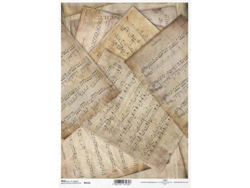 Decoupage paper A4 - ITD Collection - rice, R1111