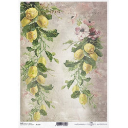 Papier do decoupage A4 - ITD Collection - ryżowy, R1193