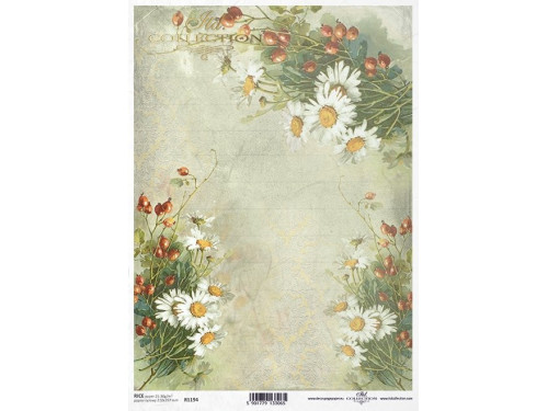 Papier do decoupage A4 - ITD Collection - ryżowy, R1194