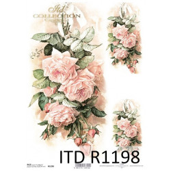 Decoupage paper A4 - ITD Collection - rice, R1198