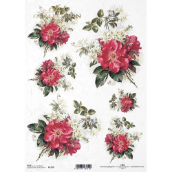 Decoupage paper A4 - ITD Collection - rice, R1199