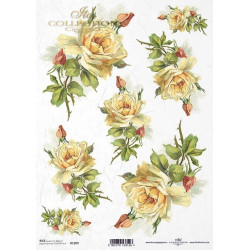 Papier do decoupage A4 - ITD Collection - ryżowy, R1200