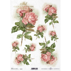 Papier do decoupage A4 - ITD Collection - ryżowy, R1202