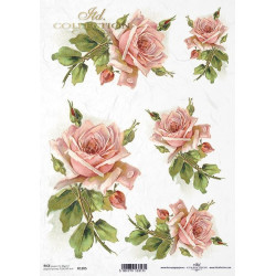 Decoupage paper A4 - ITD Collection - rice, R1205