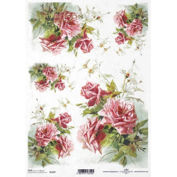 Decoupage paper A4 - ITD Collection - rice, R1207