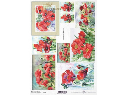 Decoupage paper A4 - ITD Collection - rice, R1216