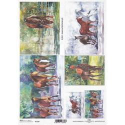 Papier do decoupage A4 - ITD Collection - ryżowy, R1218