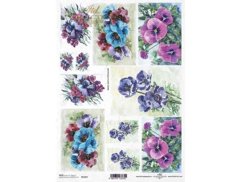 Papier do decoupage A4 - ITD Collection - ryżowy, R1223