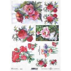 Papier do decoupage A4 - ITD Collection - ryżowy, R1224