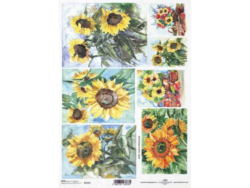 Papier do decoupage A4 - ITD Collection - ryżowy, R1225