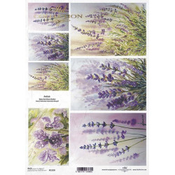 Papier do decoupage A4 - ITD Collection - ryżowy, R1228