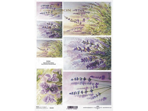 Papier do decoupage A4 - ITD Collection - ryżowy, R1228