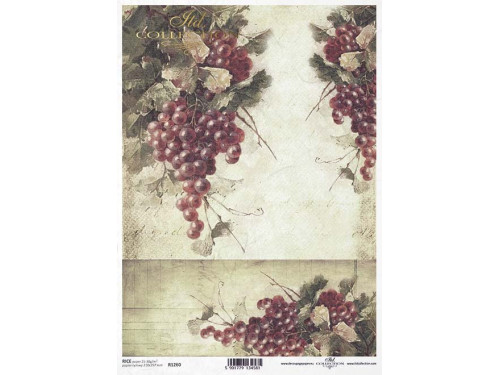 Decoupage paper A4 - ITD Collection - rice, R1260