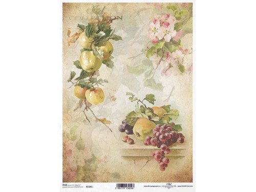 Papier do decoupage A4 - ITD Collection - ryżowy, R1261