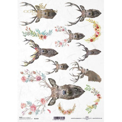 Papier do decoupage A4 - ITD Collection - ryżowy, R1310