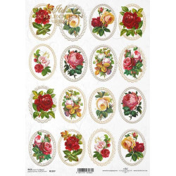 Decoupage paper A4 - ITD Collection - rice, R1327