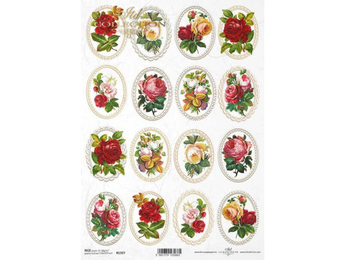 Papier do decoupage A4 - ITD Collection - ryżowy, R1327