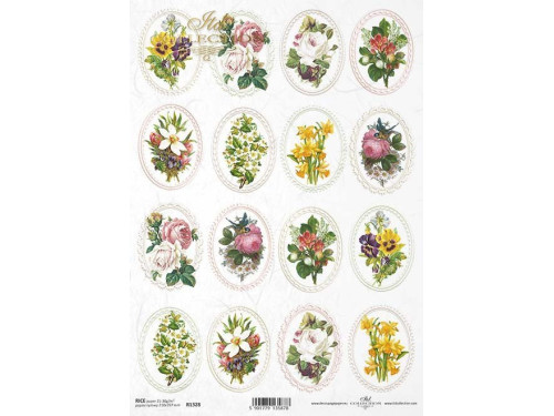 Papier do decoupage A4 - ITD Collection - ryżowy, R1328