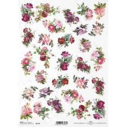 Decoupage paper A4 - ITD Collection - rice, R1338