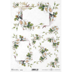 Papier do decoupage A4 - ITD Collection - ryżowy, R1356