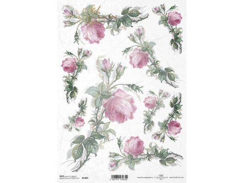 Papier do decoupage A4 - ITD Collection - ryżowy, R1405